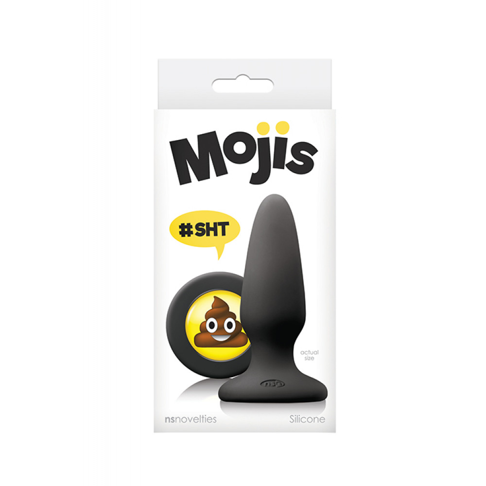 Анальная пробка - Анальная пробка NS Novelties MOJIS SHT MEDIUM BLACK 1