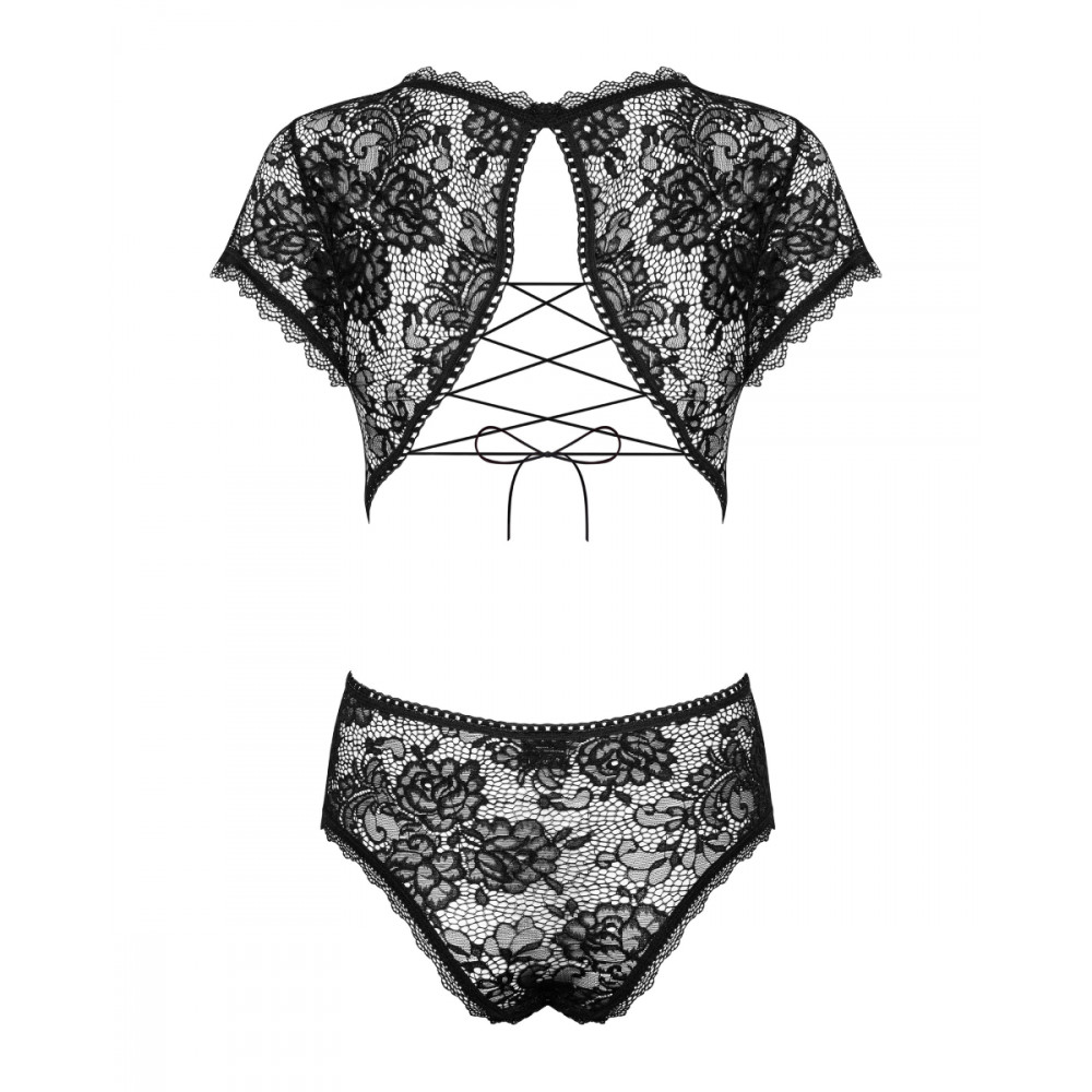 Эротическое белье - Боди Obsessive Peonesia teddy S/M 4