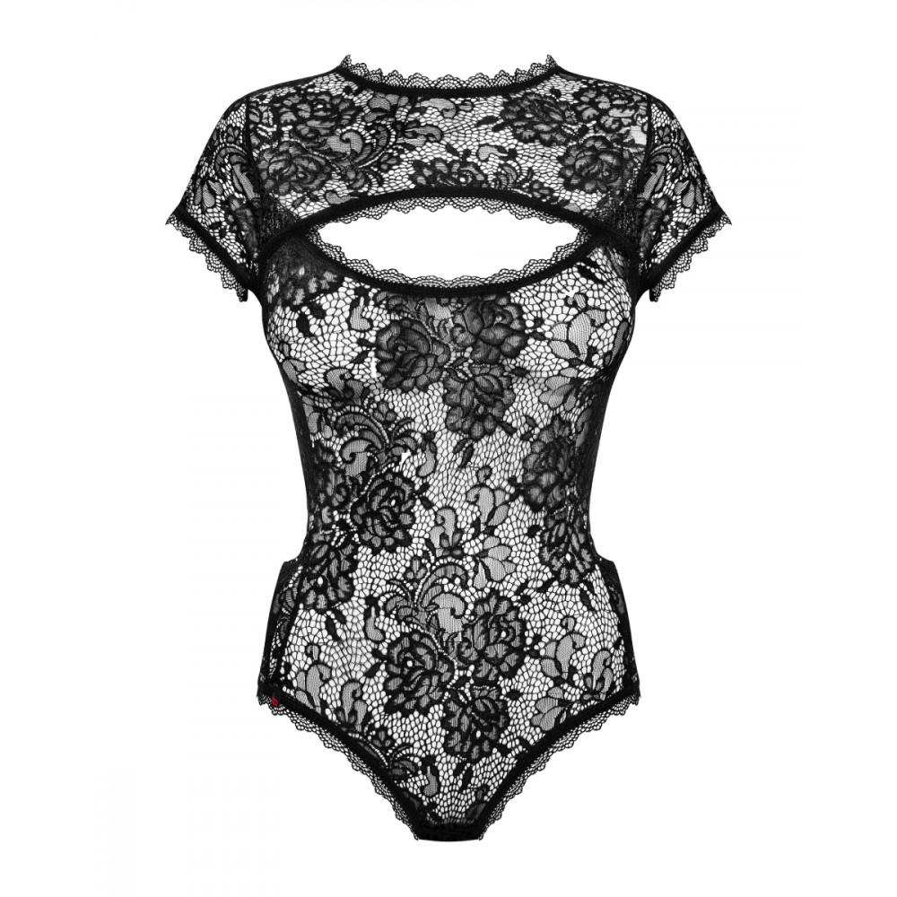 Эротическое белье - Боди Obsessive Peonesia teddy S/M 5