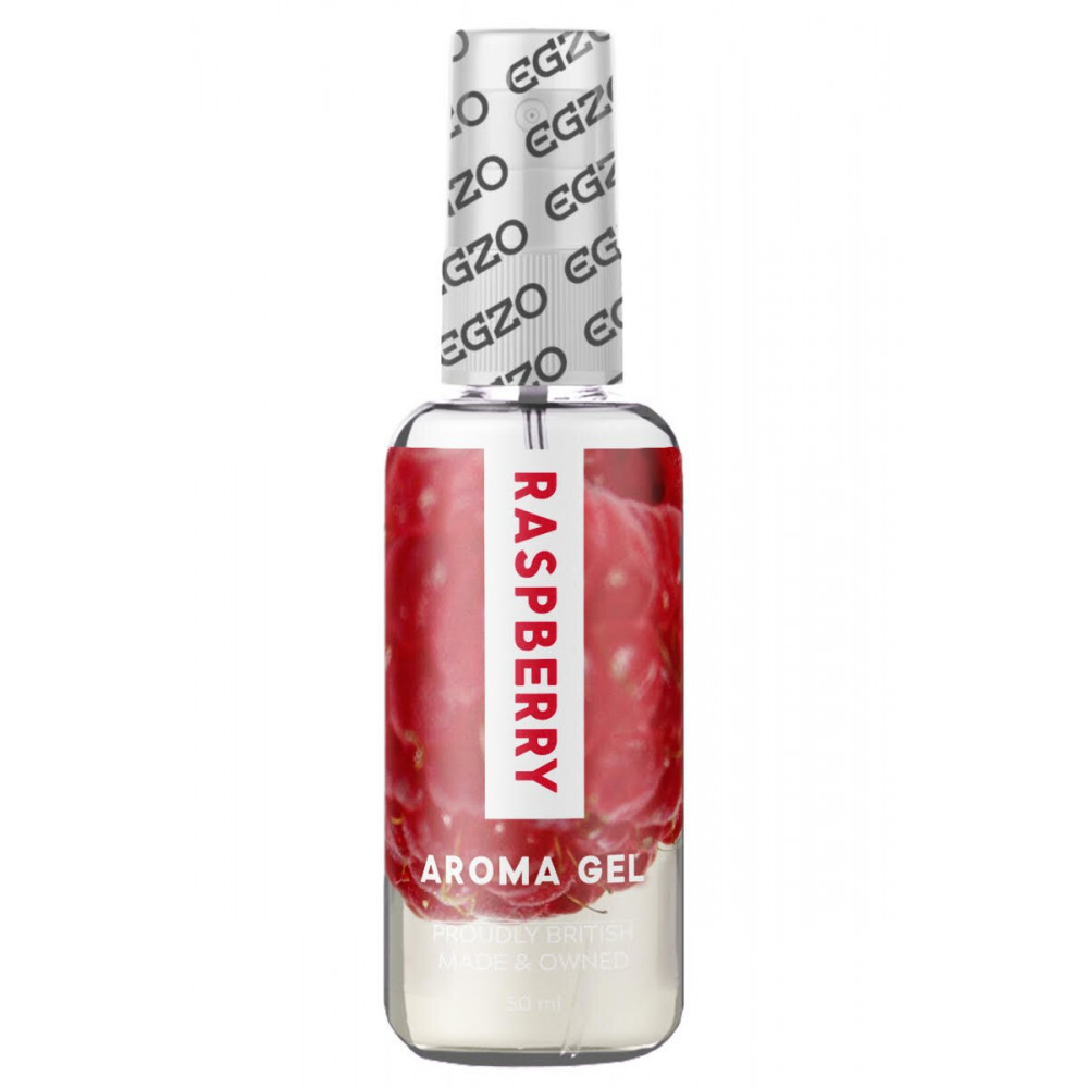 Лубриканты - Оральный гель-лубрикант EGZO AROMA GEL - Raspberry, 50 мл 1