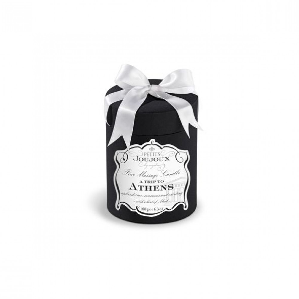Массажные свечи - Массажная свечa Petits Joujoux - Athens - Musk and Patchouli (190 г) роскошная упаковка 2