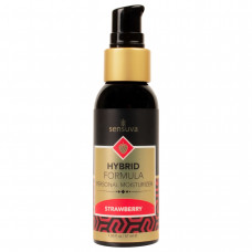 Смазка водно-силиконовая Sensuva Hybrid Strawberry (57 мл) без сахара, можно для оральных ласк