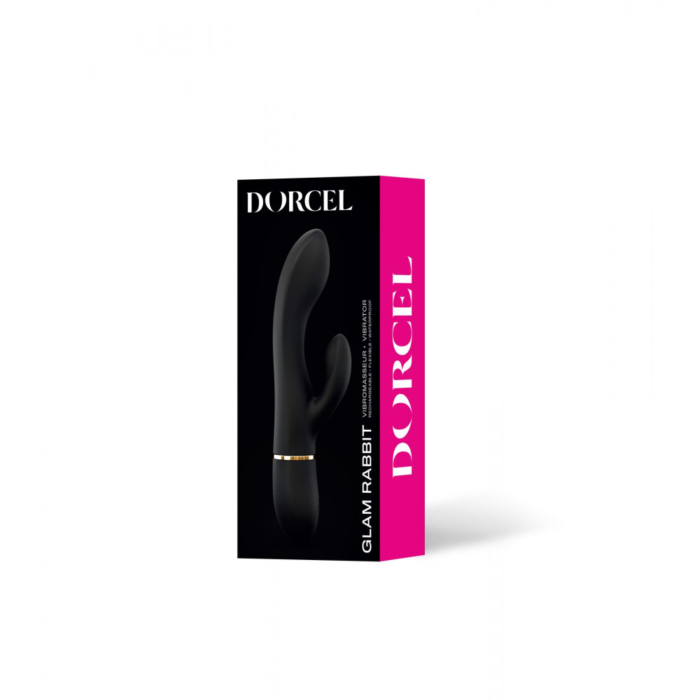 Вибратор-кролик - Вибратор-кролик Dorcel GLAM RABBIT, гибкий ствол, стимуляция точки G, 2 мотора 1