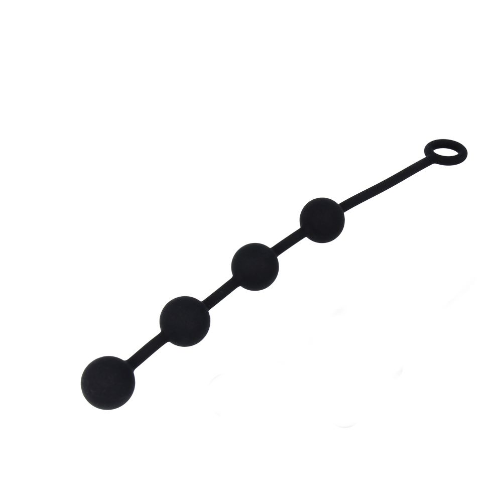 Анальные бусы и цепочки - Анальные шарики Nexus Excite Large Anal Beads, силикон, макс. диаметр 3 см 3