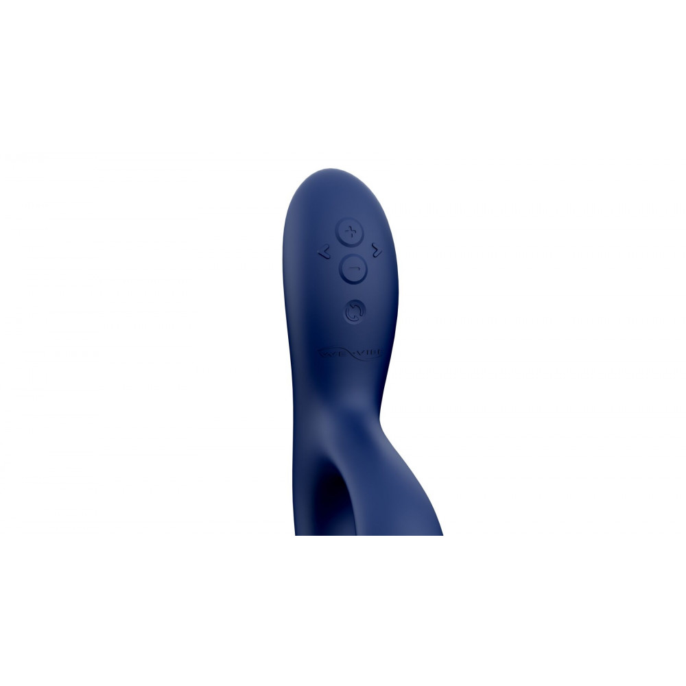Вибратор-кролик - Смарт вибратор-кролик We-Vibe Nova Midnight Blue, эргономичный, регулируемый угол наклона ствола 9