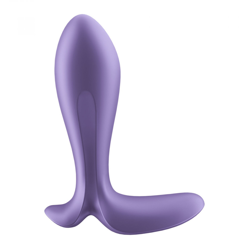 Анальные пробки с вибрацией - Анальная смарт-пробка с вибрацией Satisfyer Intensity Plug Purple 4