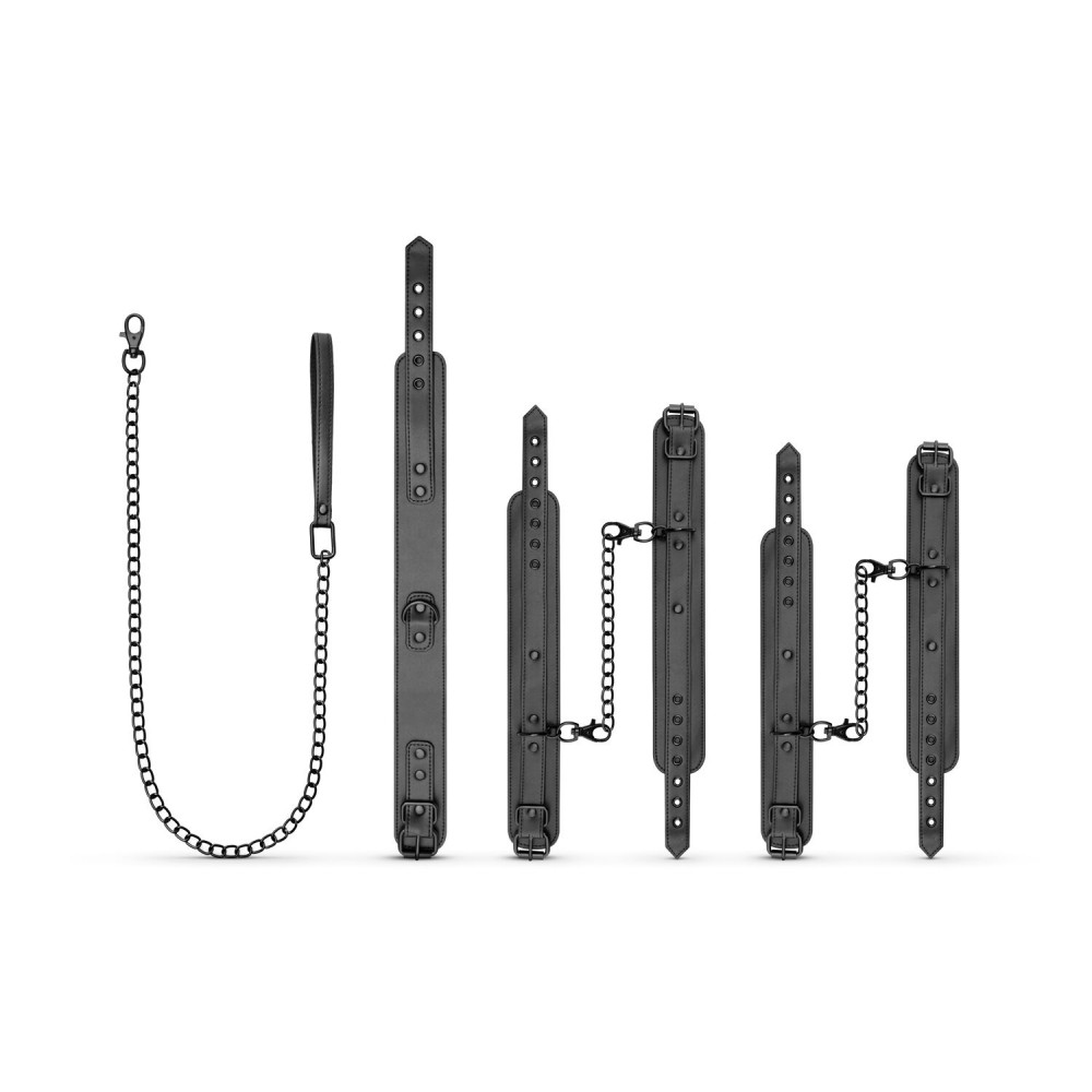 Наручники, веревки, бондажы, поножи - Набор для BDSM Bedroom Fantasies Master & Slave Total Restraint Set 8
