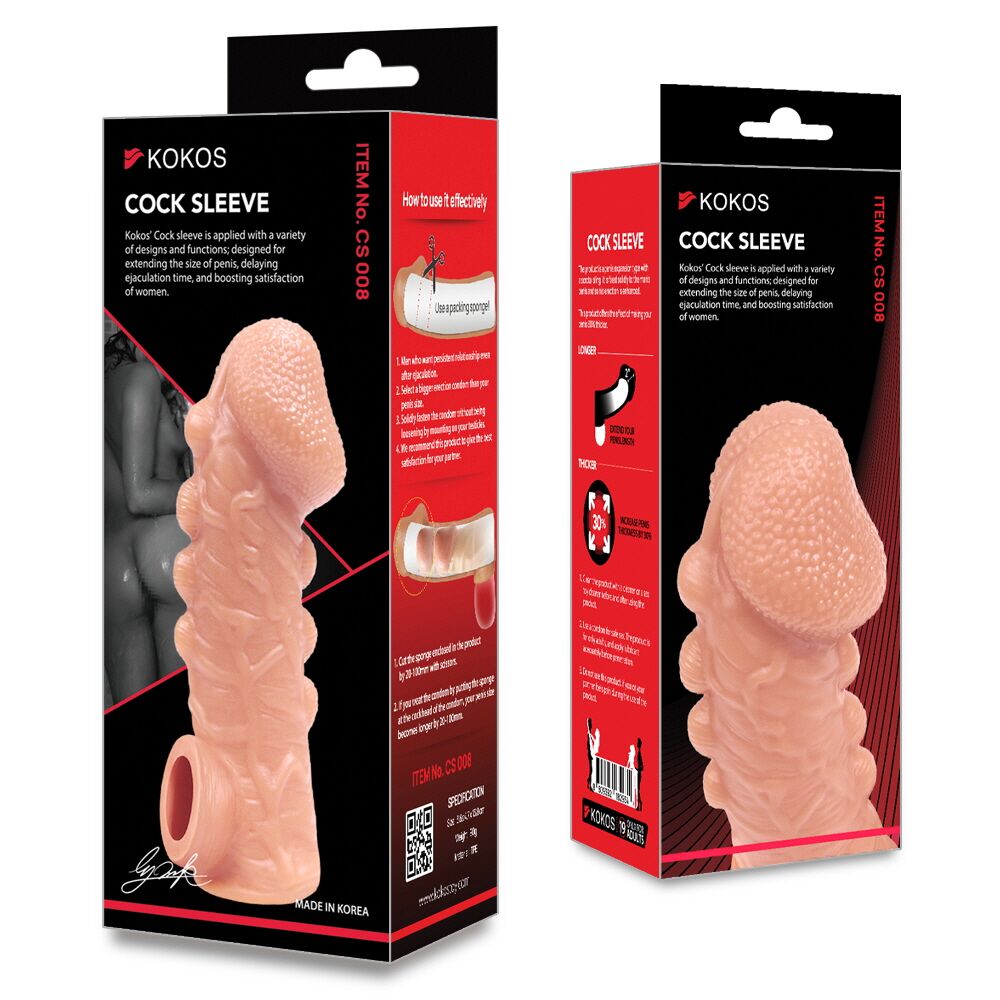Насадки на член - Насадка на член Kokos Cock Sleeve CS 008 L 4