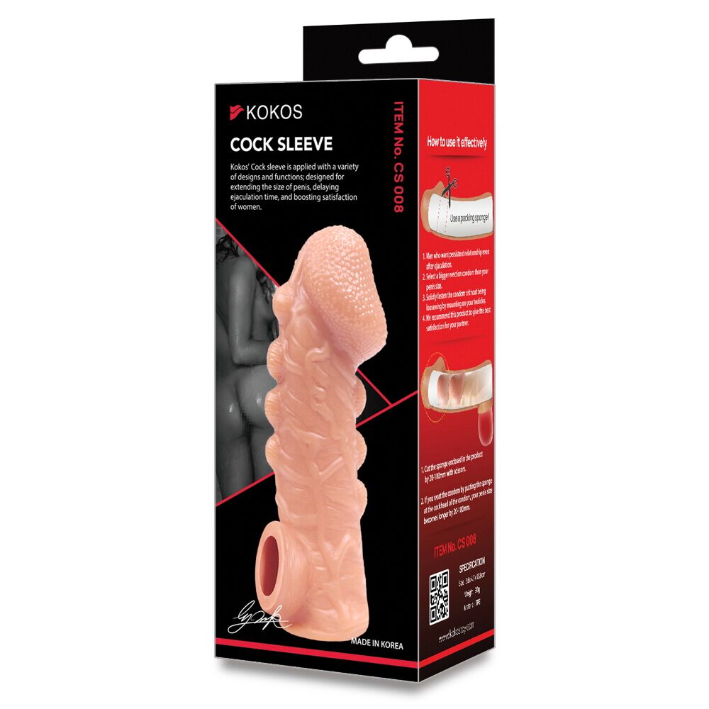 Насадки на член - Насадка на член Kokos Cock Sleeve CS 008 L 5