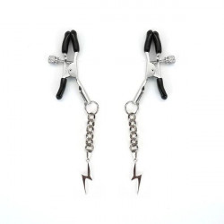 Зажимы для сосков Liebe Seele Lightning Nipple Clamps Silver