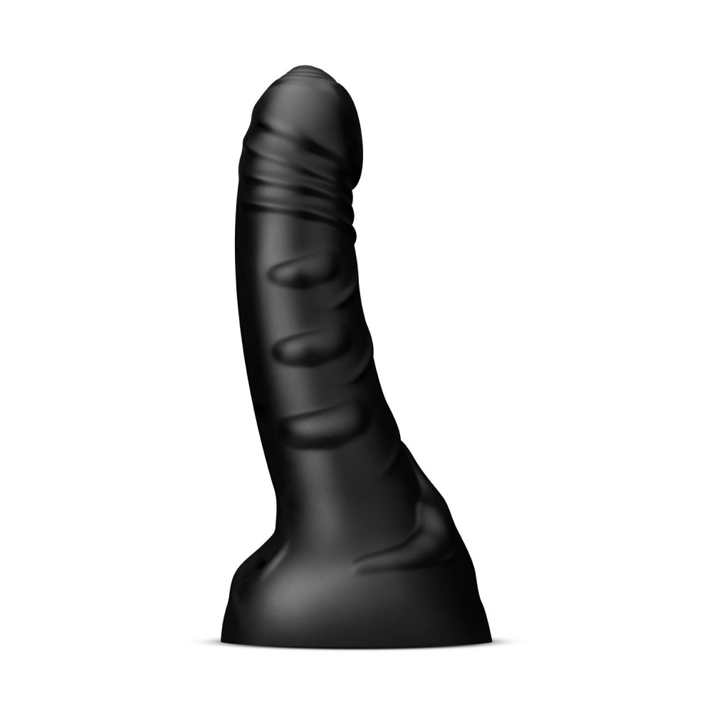 Фаллоимитаторы на присоске, двойные - Фалоимитатор BUTTR - Black Hawk Curved Anal Dildo