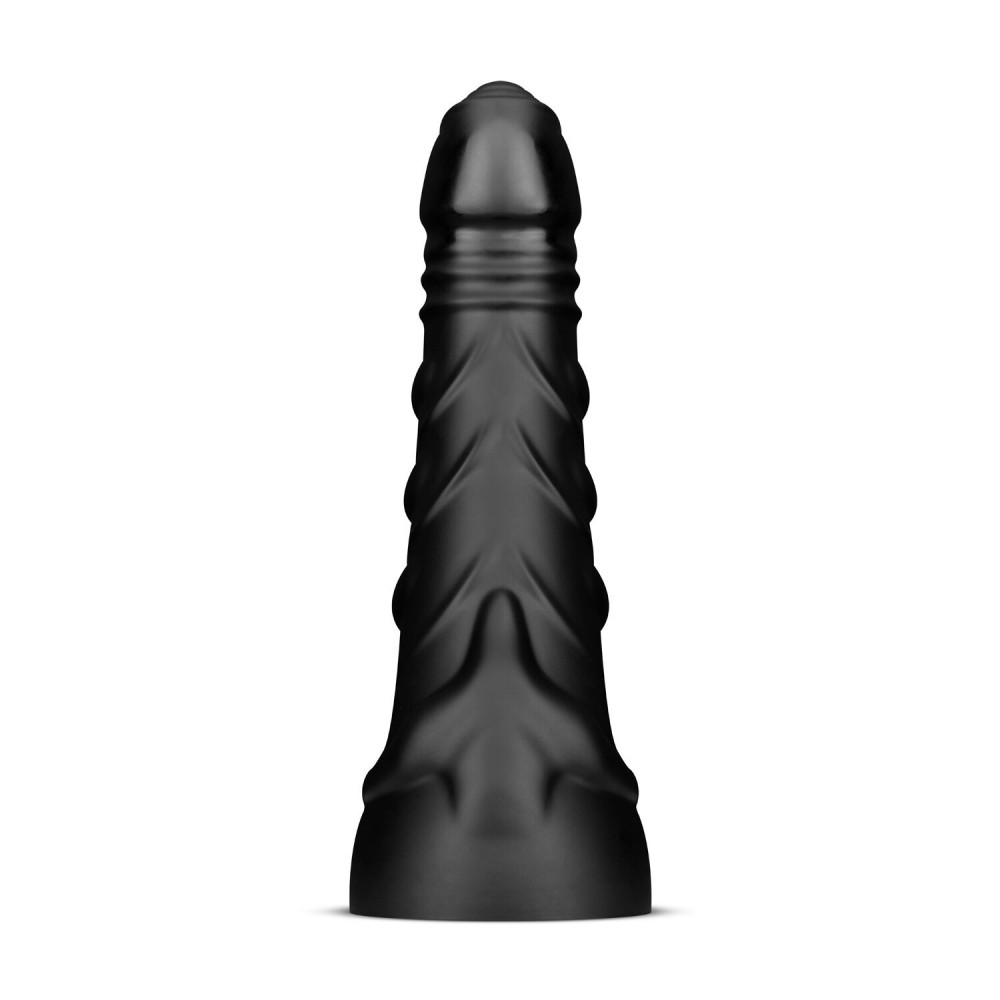 Фаллоимитаторы на присоске, двойные - Фалоимитатор BUTTR - Black Hawk Curved Anal Dildo 1