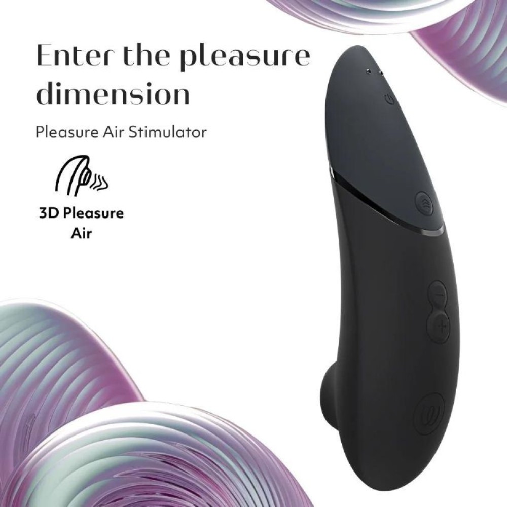 Вибраторы Womanizer - Вакуумный клиторальный стимулятор Womanizer Next Black, черный 5