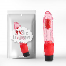 Вибратор реалистичный Chisa Basic Luv Theory Realistic Vibe, красный
