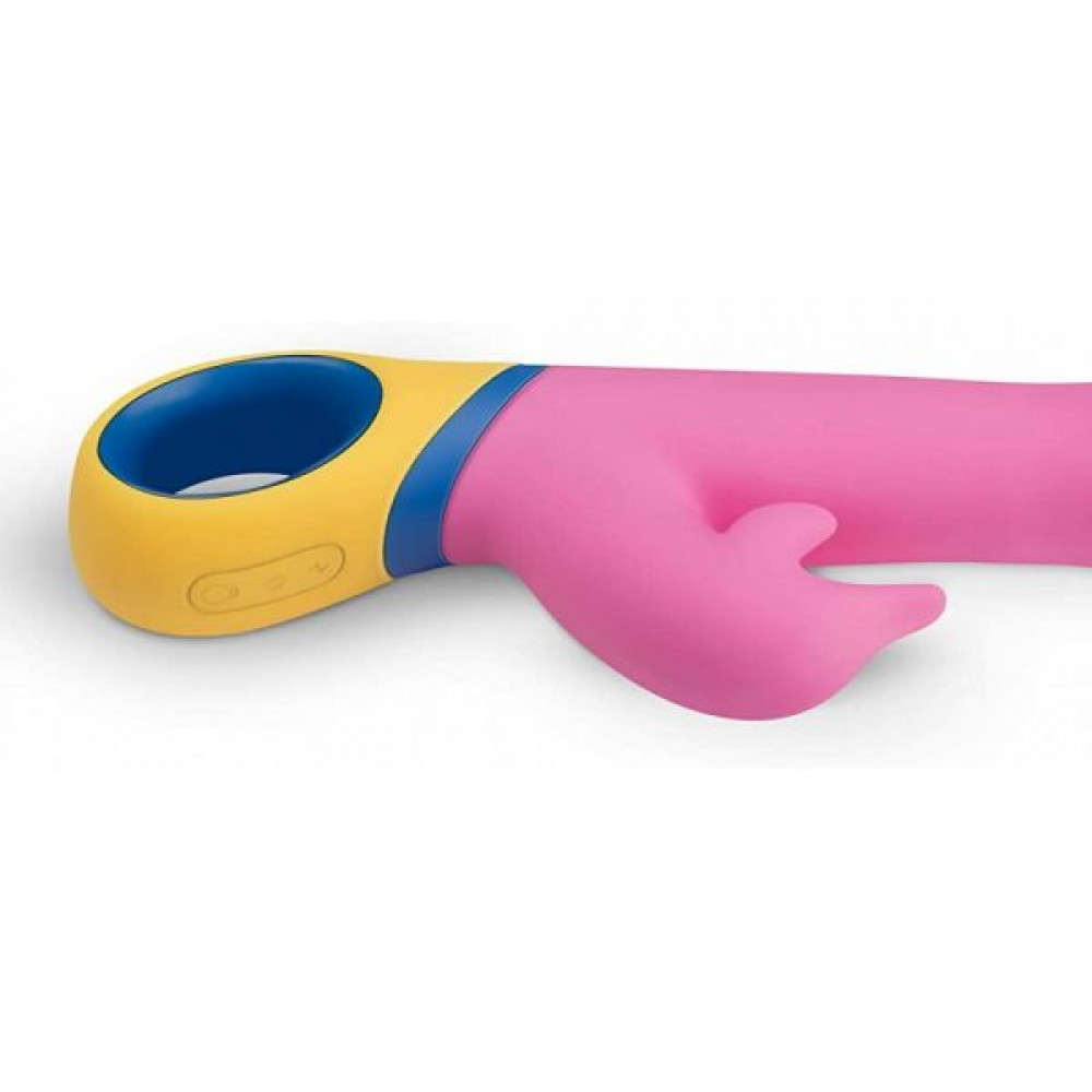 Двойной вибратор - Вибратор дельфин с вращающейся головкой Copy Dolphin Vibrator PMV20 3
