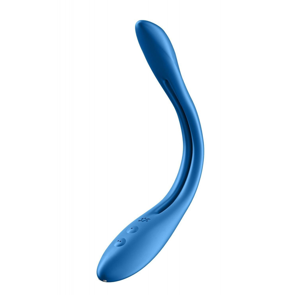 Секс игрушки - Универсальный гибкий вибратор для пар Satisfyer Elastic Game Dark Blue (мятая упаковка!!!) 5