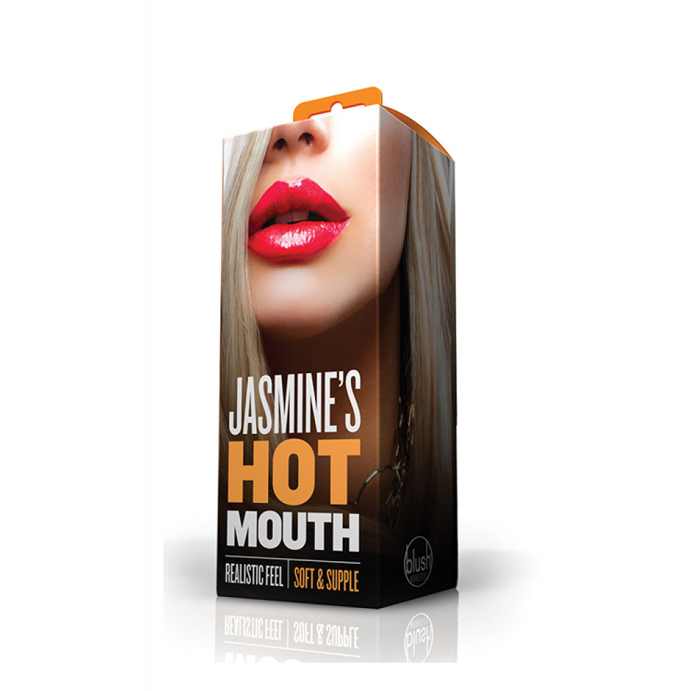 Мастурбатор - T330600 Мастурбатор ротик X5 MEN JASMINES HOT MOUTH BEIGE 3