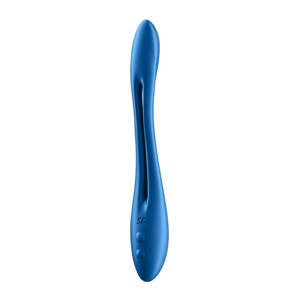 Секс игрушки - Универсальный гибкий вибратор для пар Satisfyer Elastic Game Dark Blue (мятая упаковка!!!) 2