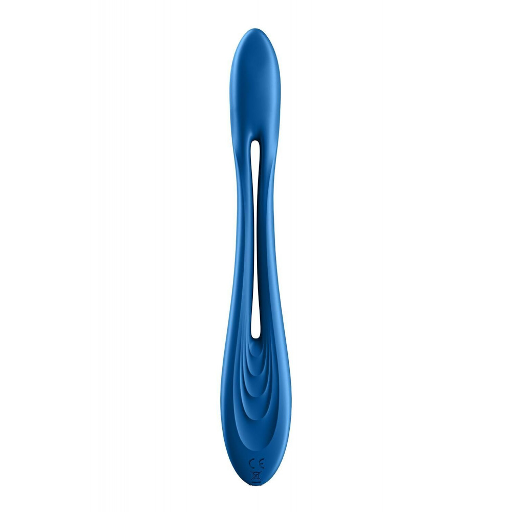Секс игрушки - Универсальный гибкий вибратор для пар Satisfyer Elastic Game Dark Blue (мятая упаковка!!!) 4