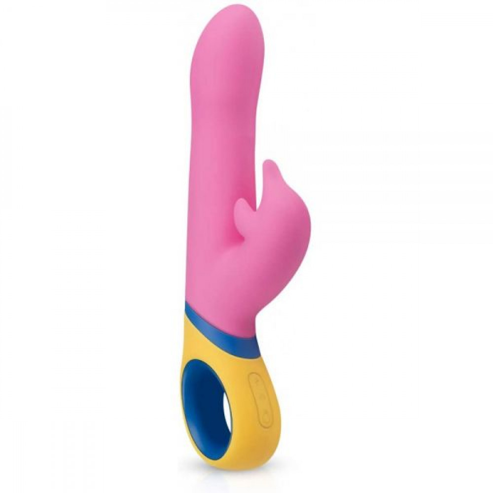 Двойной вибратор - Вибратор дельфин с вращающейся головкой Copy Dolphin Vibrator PMV20