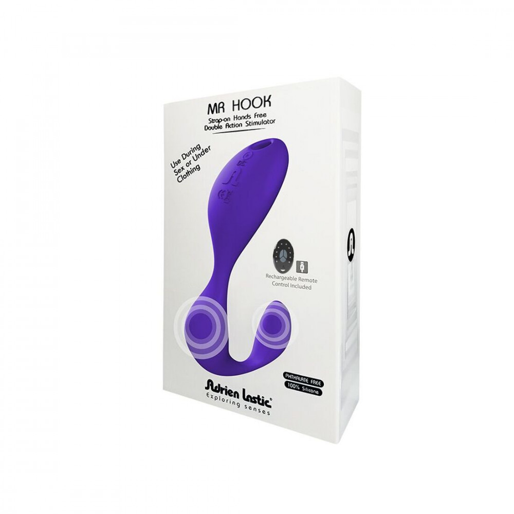 Вибратор - Вибратор под одежду Adrien Lastic Mr.Hook с пультом LRS 1