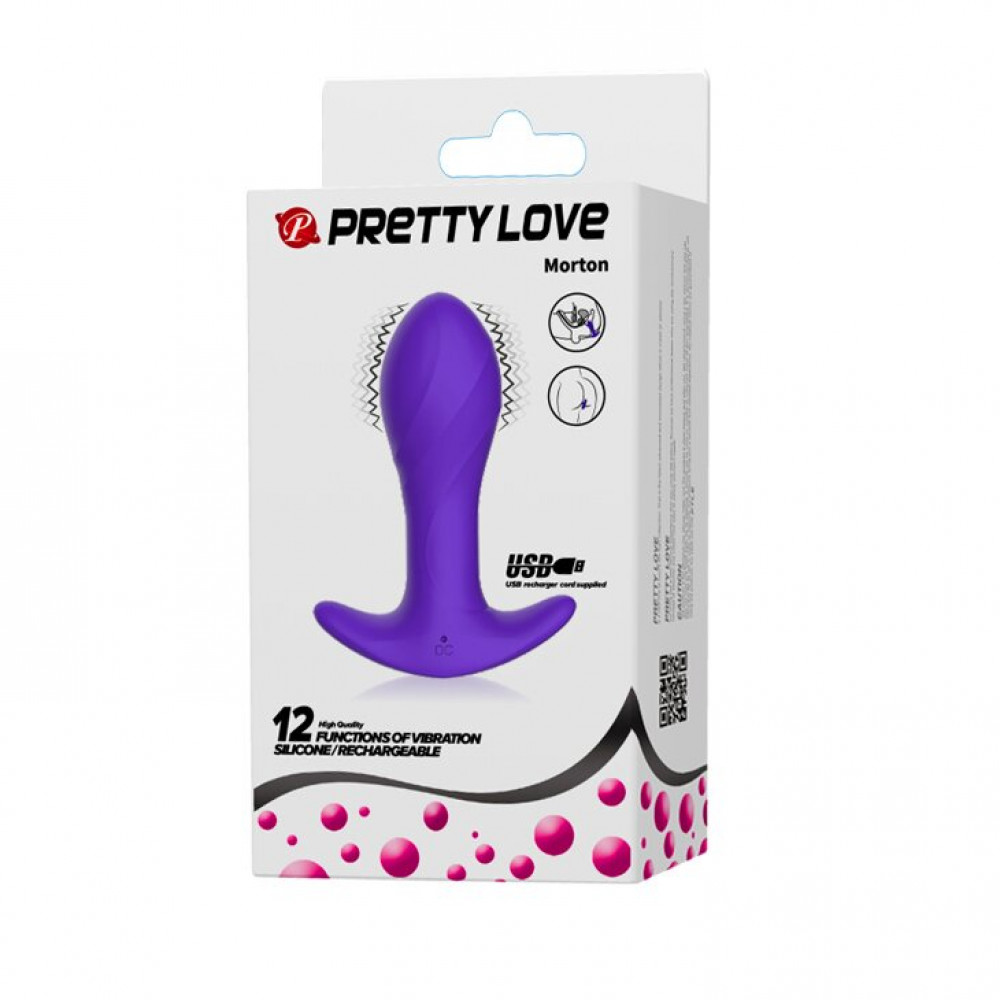 Анальные игрушки - Анальный стимулятор с вибрацией PRETTY LOVE 
