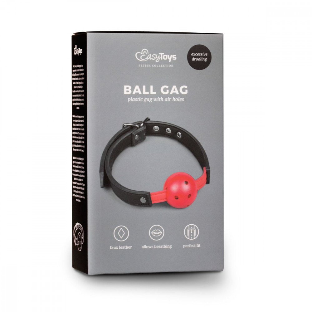 Кляп - Кляп Ball Gag With Red Easytoys 3