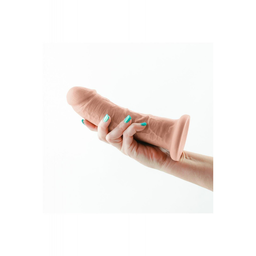 Секс игрушки - Фаллоимитатор реалистичный двойной плотности NS Novelties Colours Dual Density на присоске, бежевый 1