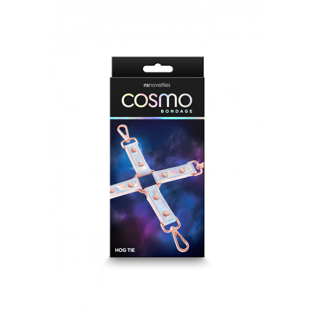 БДСМ игрушки - Фиксатор NS Novelties COSMO BONDAGE HOGTIE RAINBOW 1