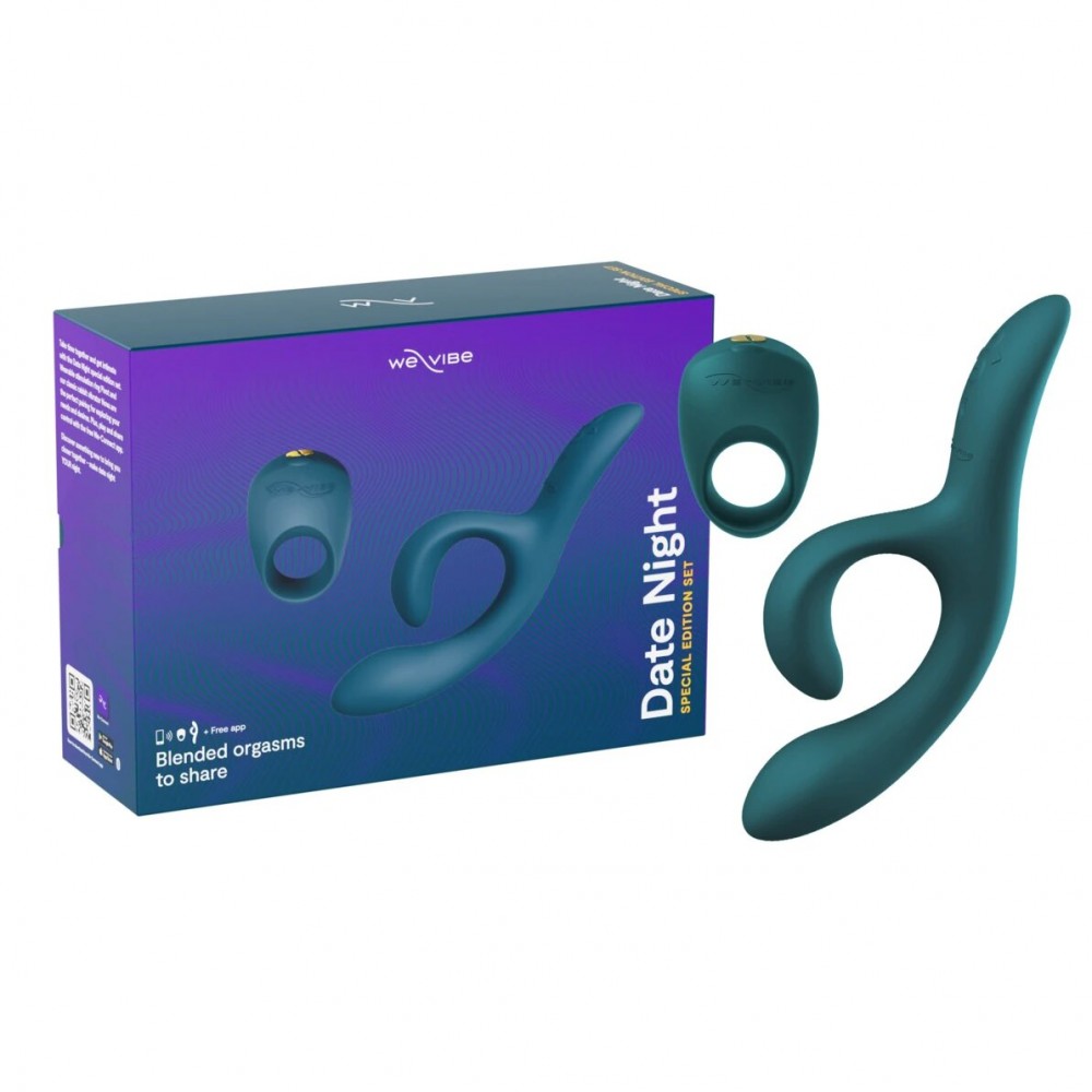 Секс игрушки - Набор смарт игрушек We-Vibe Date Night кольцо Pivot и вибратор Nova 2 Green