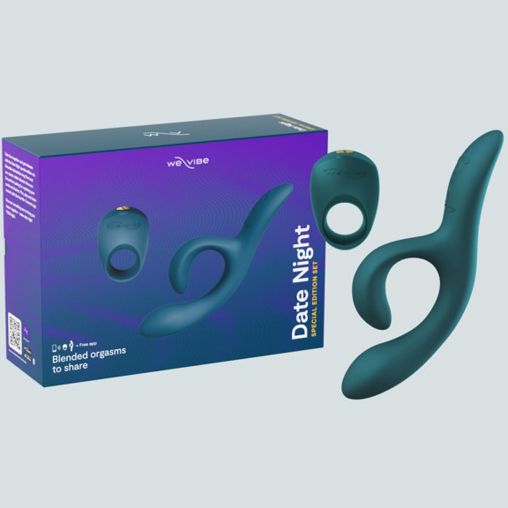 Секс игрушки - Набор смарт игрушек We-Vibe Date Night кольцо Pivot и вибратор Nova 2 Green 2