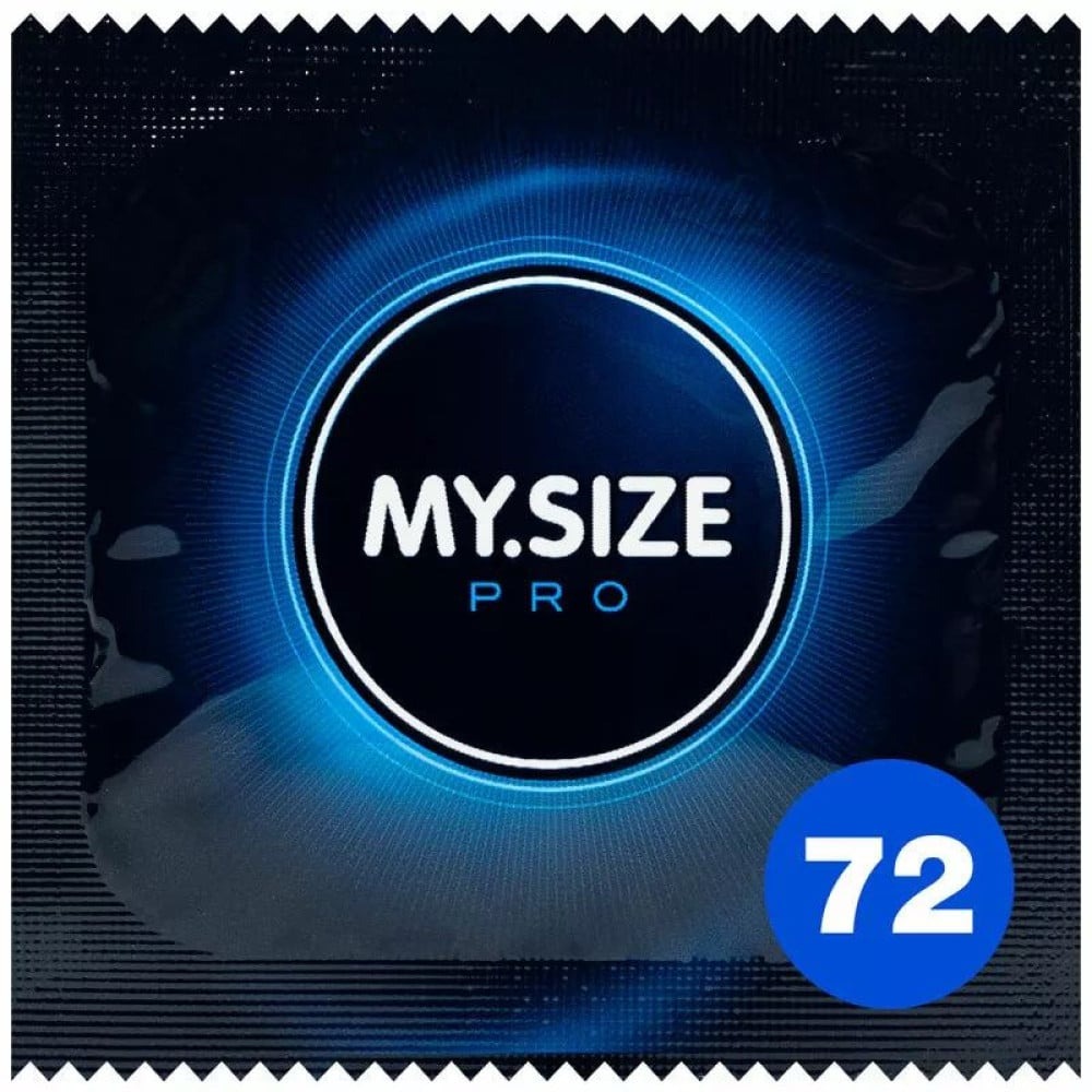 Лубриканты - Презервативы ультратонкие латексные My.Size Extra Large 72 мм (цена за упаковку, 10 шт.) 1