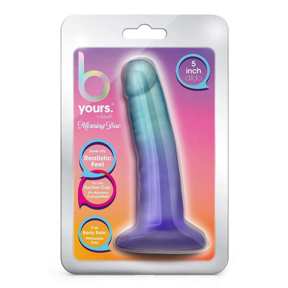 Секс игрушки - Реалистичный фаллоимитатор Blush b Yours на присоске с градиентом 3
