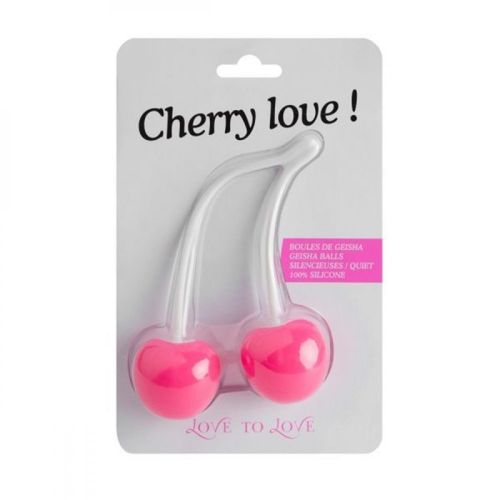 Вагинальные шарики - Вагинальные шарики Love To Love CHERRY LOVE, диаметр 3,5см, вес 77гр 3
