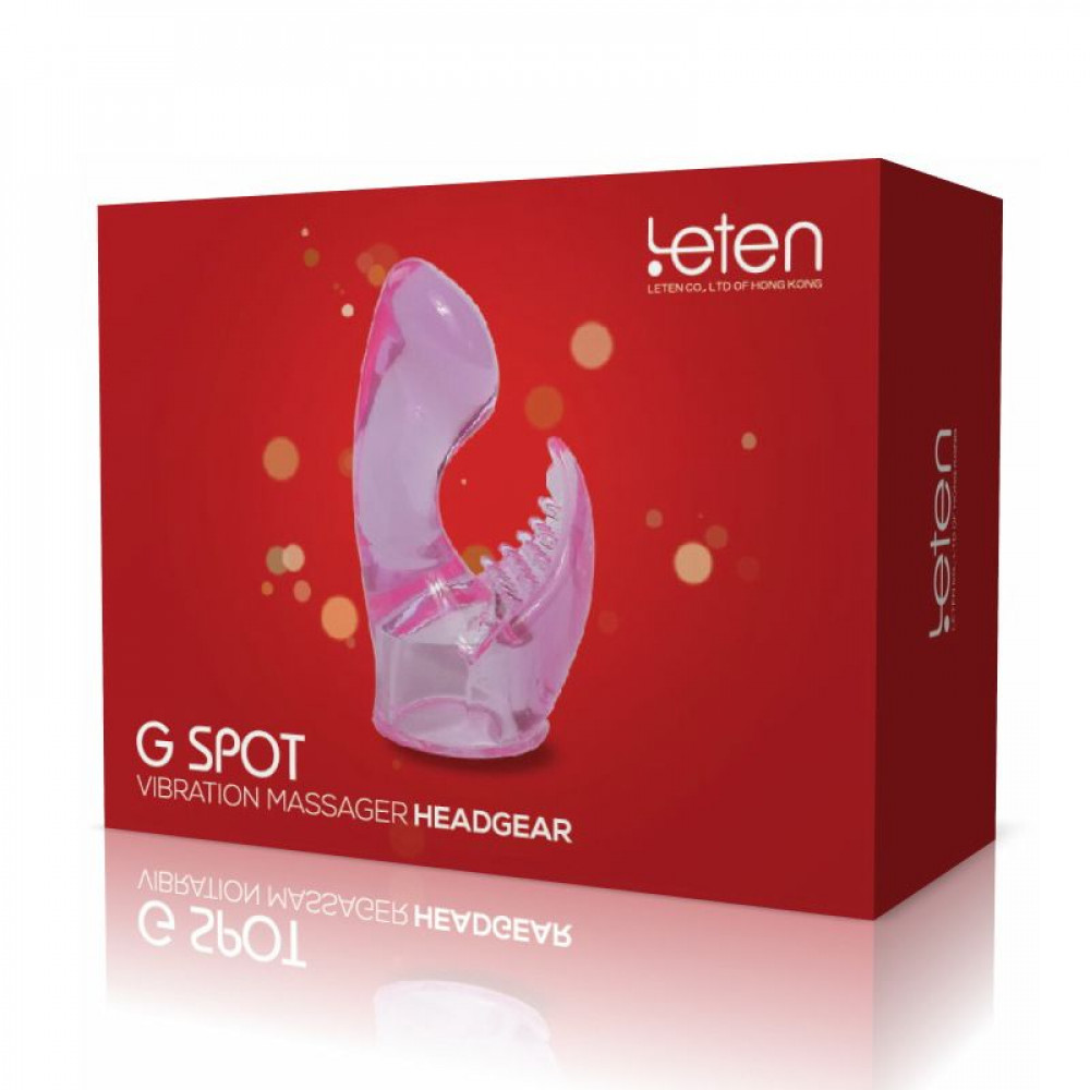  - Насадка для вибромассажера Leten G SPOT HEADGEAR - 4 (42 x 100 мм) 3