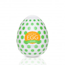 Мастурбатор-яйцо Tenga Egg Stud с шестиугольными выступами