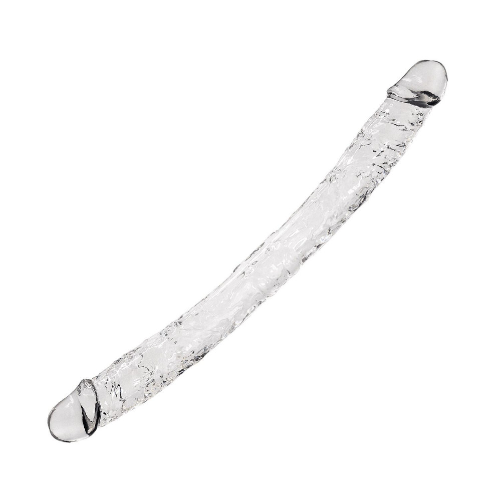 Двухсторонние фаллоимитаторы - Прозрачный двусторонний фаллоимитатор Alive Supreme Jelly Dildo