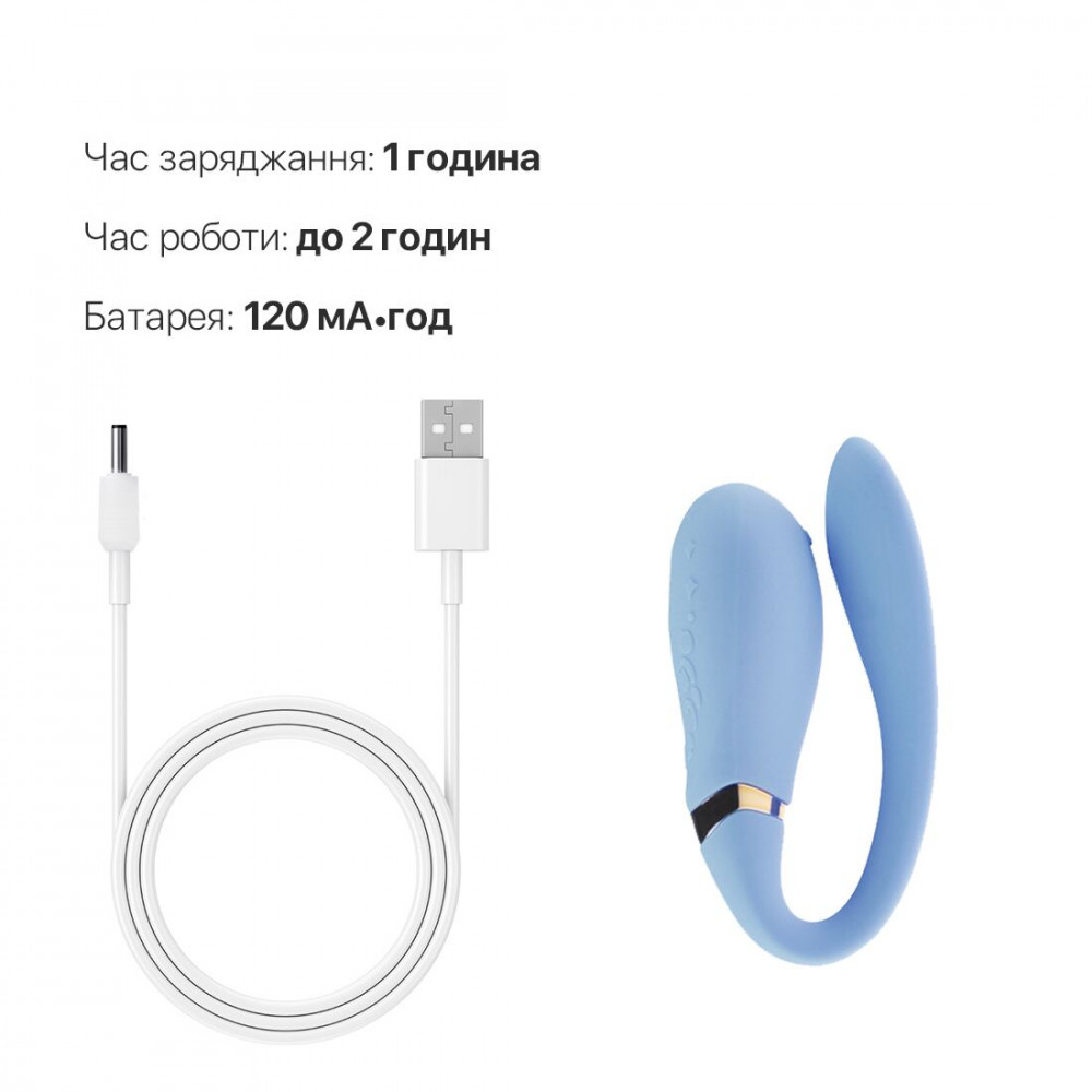 Вибраторы для пар - Смартвибратор для пар Zalo — Fanfan Royal Blue 4