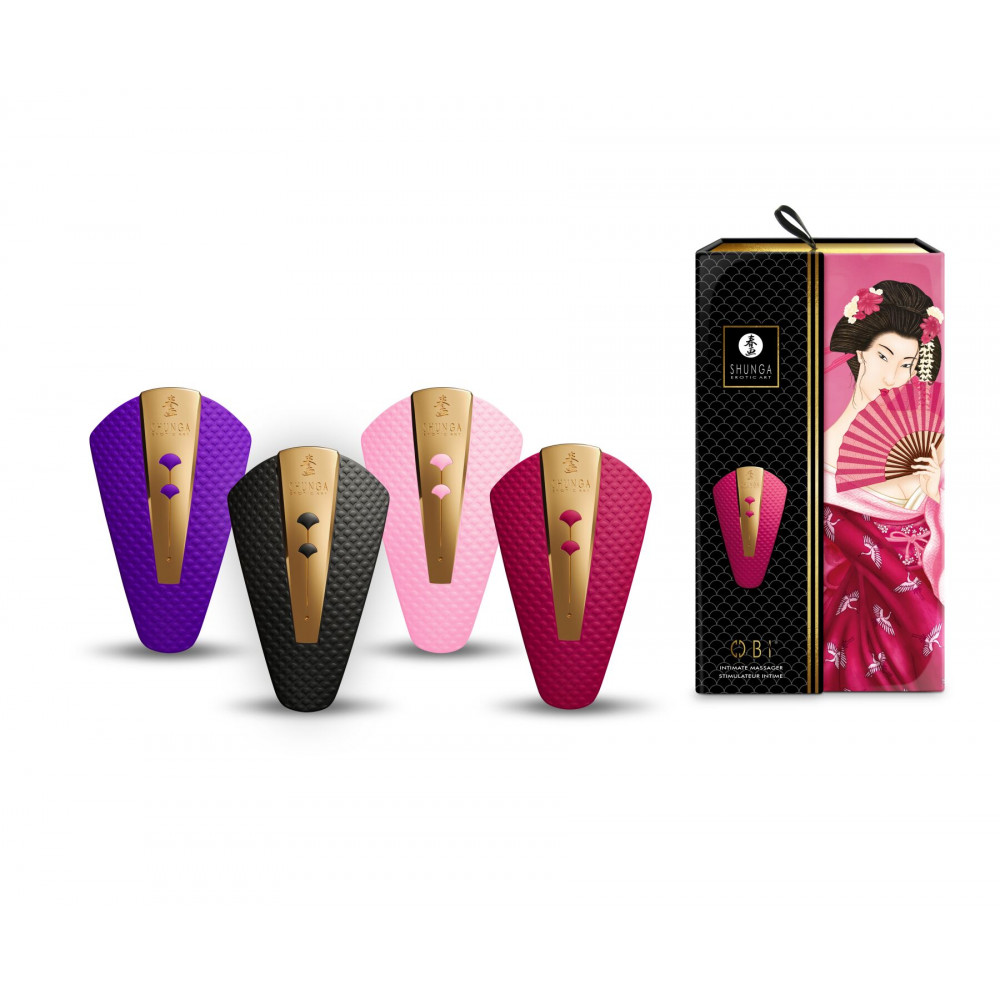 Клиторальный вибратор - Клиторальный вибратор Shunga Obi Raspberry 1