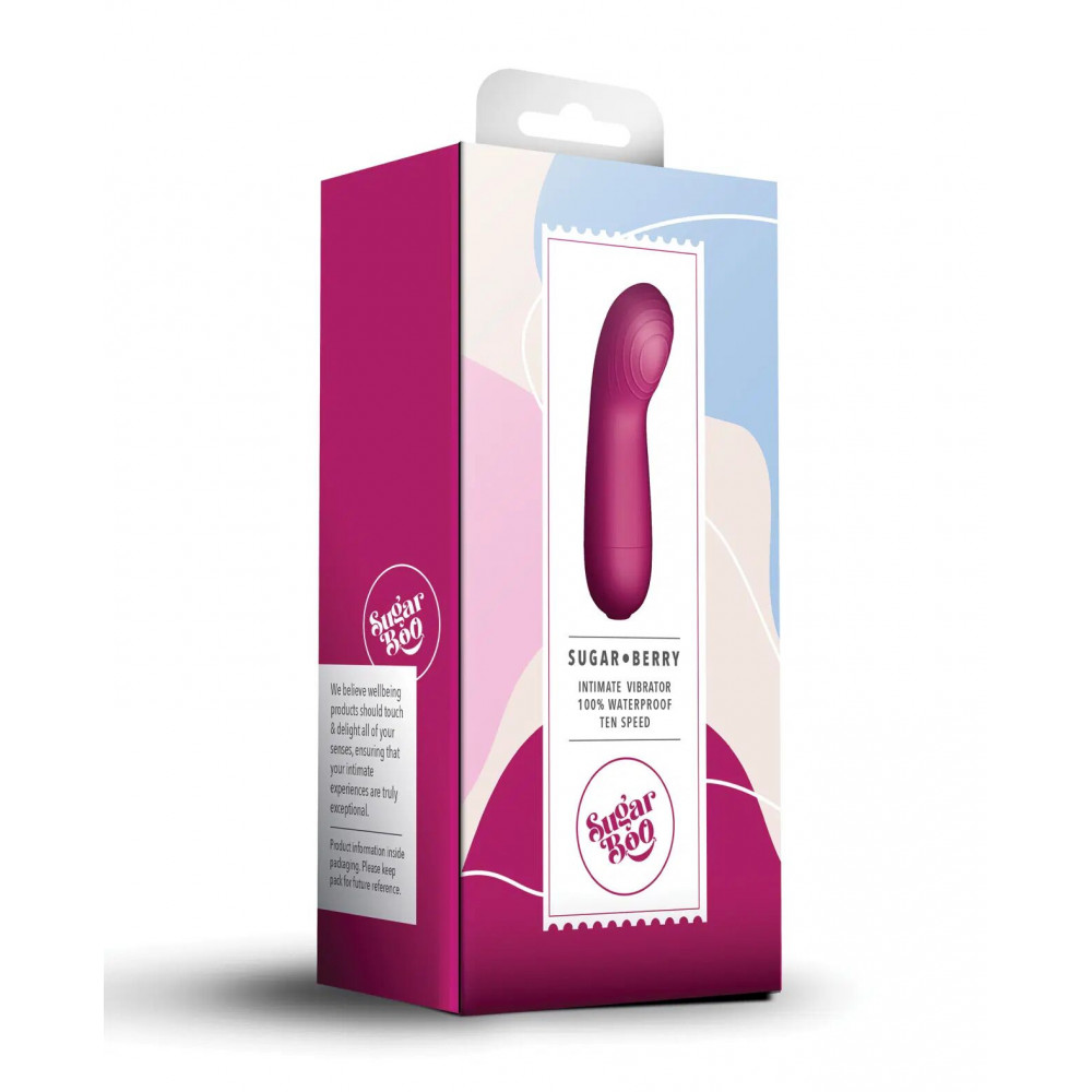 Стимулятор точки G - Мини-вибратор SugarBoo Sugar Berry, подходит для клитора и точки G, работа от батареек (в комплекте) 1