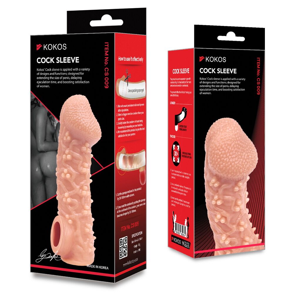 Насадки на член - Насадка на член Kokos Cock Sleeve CS 009 M 4
