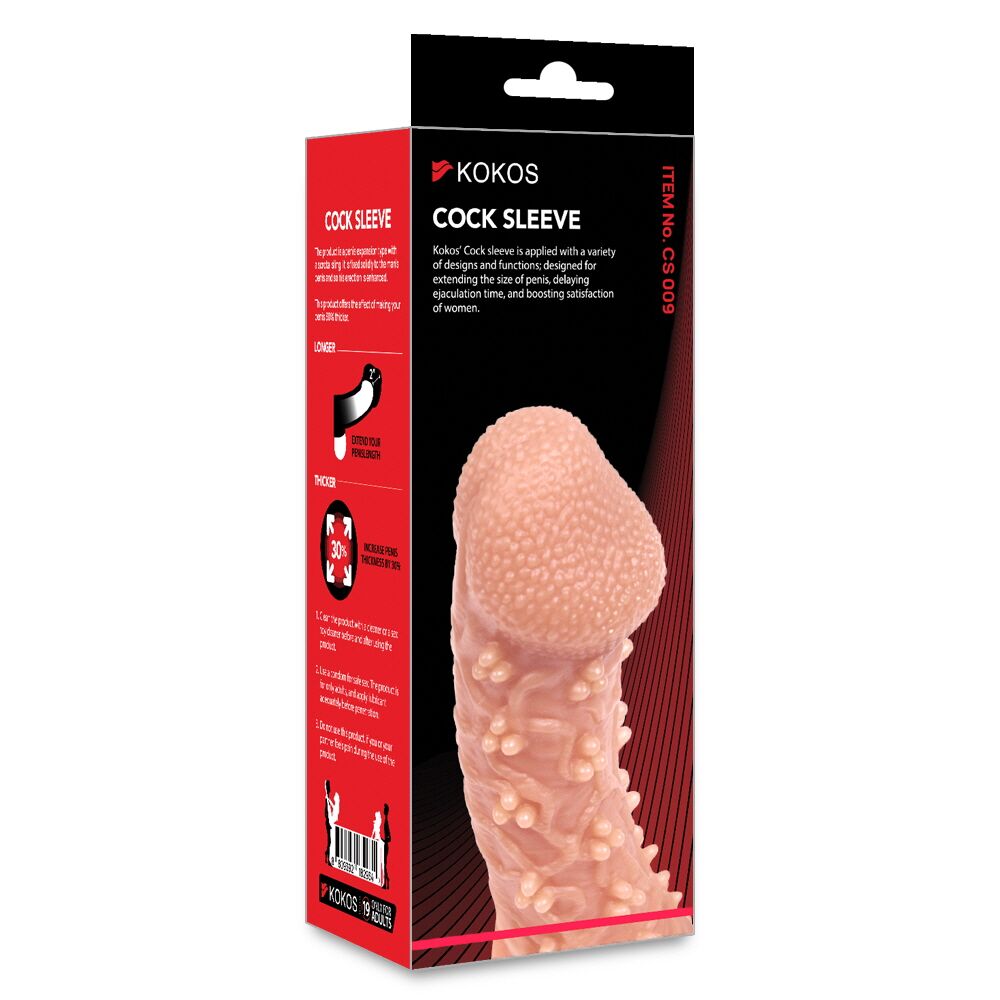 Насадки на член - Насадка на член Kokos Cock Sleeve CS 009 M 3