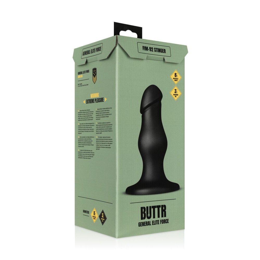 Анальные игрушки - Анальная пробка BUTTR - FIM-92 Stinger Anal Dildo 9
