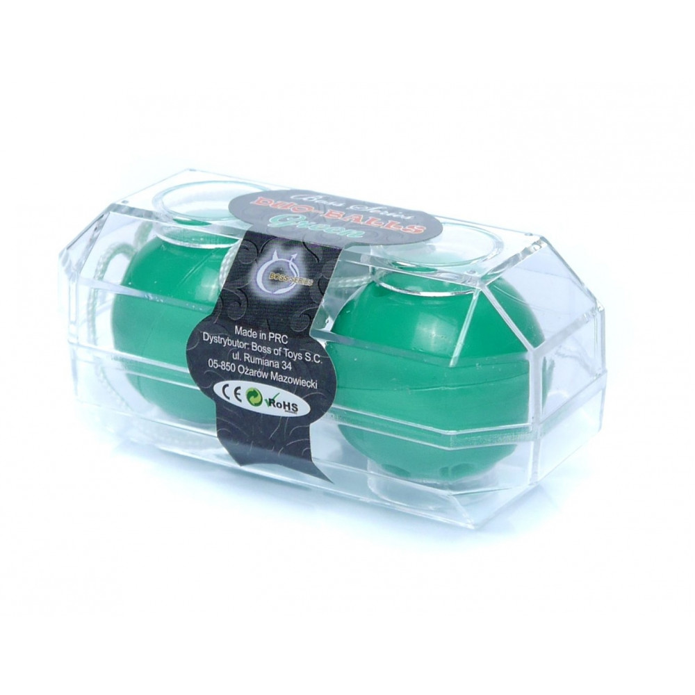 Вагинальные шарики - Вагинальные шарики Duo balls Green, BS6700025 3