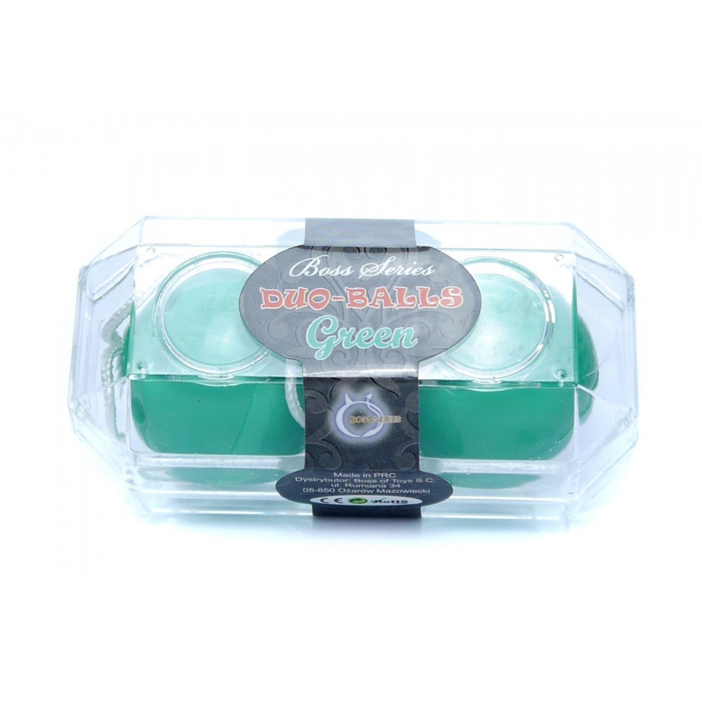 Вагинальные шарики - Вагинальные шарики Duo balls Green, BS6700025 2