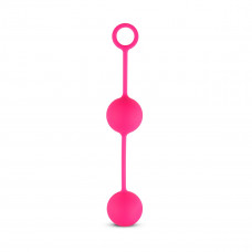 Вагинальные шарики со смещенным центром тяжести Love Balls With Counterweight - Pink