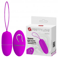Виброяйцо с пультом ду Pretty Love - SELKIE, BI-014865W