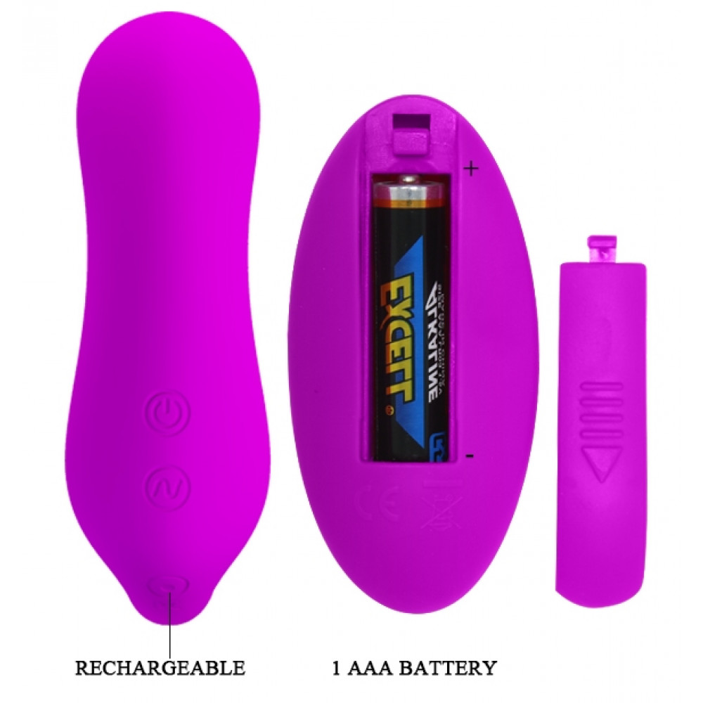 Вибратор - Вибратор для пар Pretty Love - 12 vibration functions, wireless remote control, BI-014484W 2
