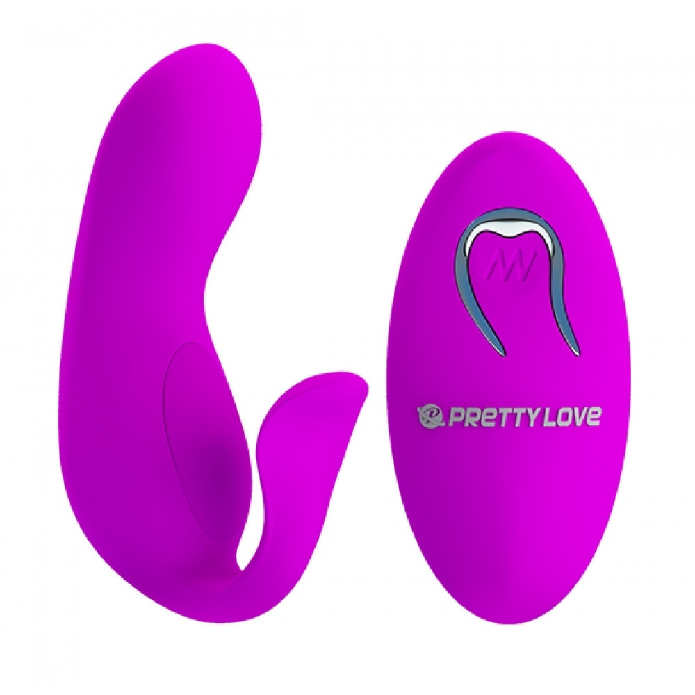 Вибратор - Вибратор для пар Pretty Love - 12 vibration functions, wireless remote control, BI-014484W 8