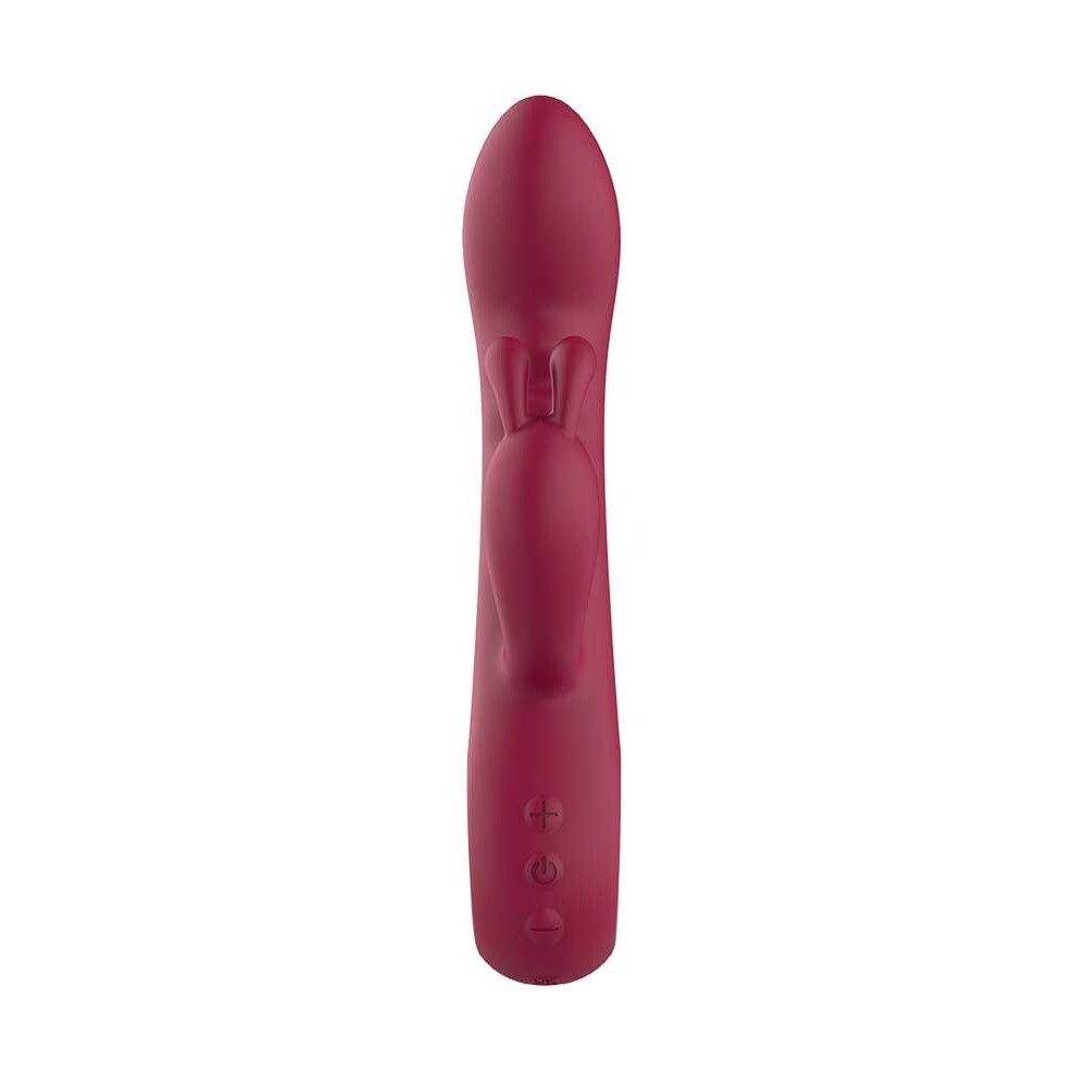 Секс игрушки - Вибратор кролик рельефный Dream Toys Glam Rabbit Vibe, красный 2